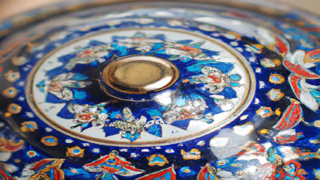 Bobmki szklane ręcznie malowane